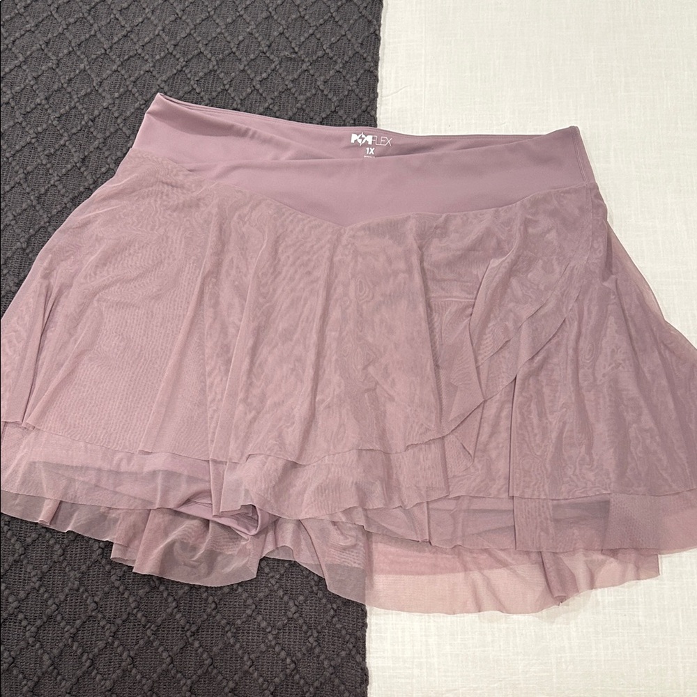 POPFLEX Dusty Pink Mini Skirt